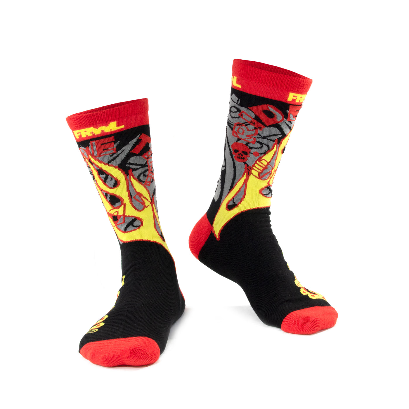 FRWL Flame Knit Crew Socks